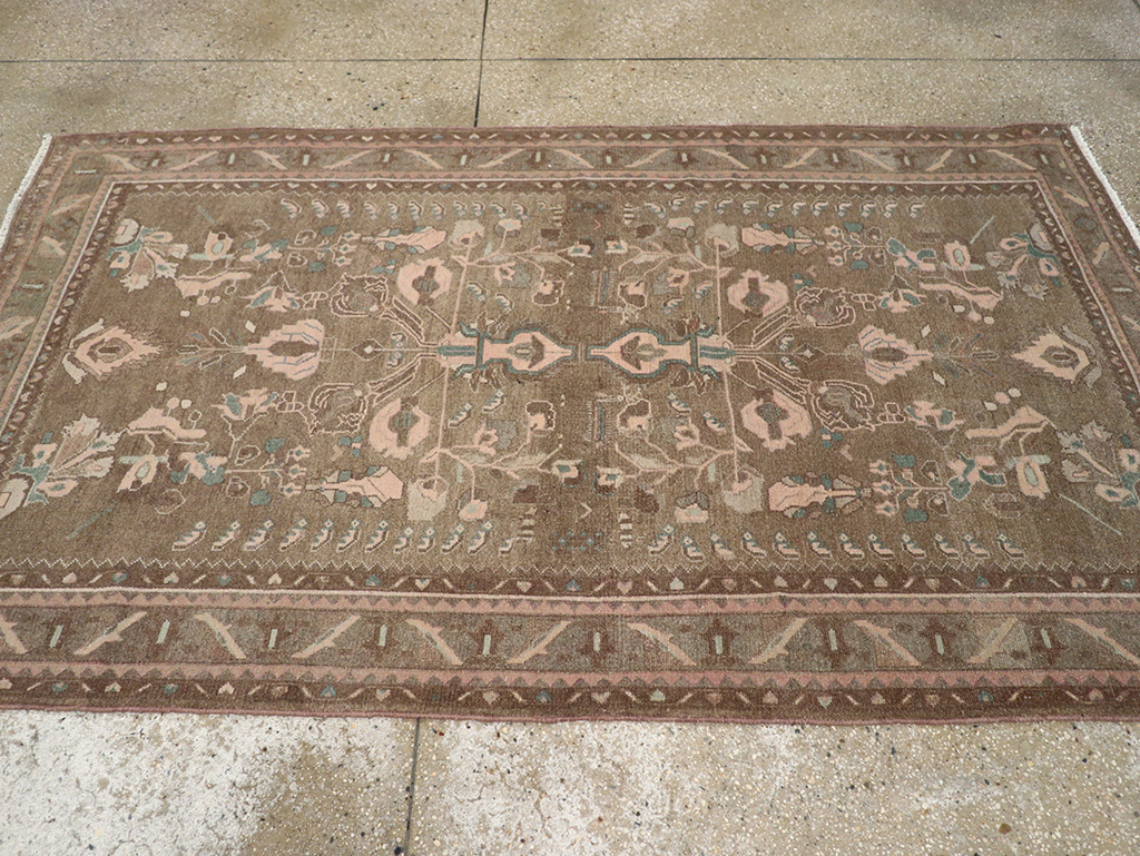 Vintage Persian Malayer Accent Rug, No.32081 - Gss