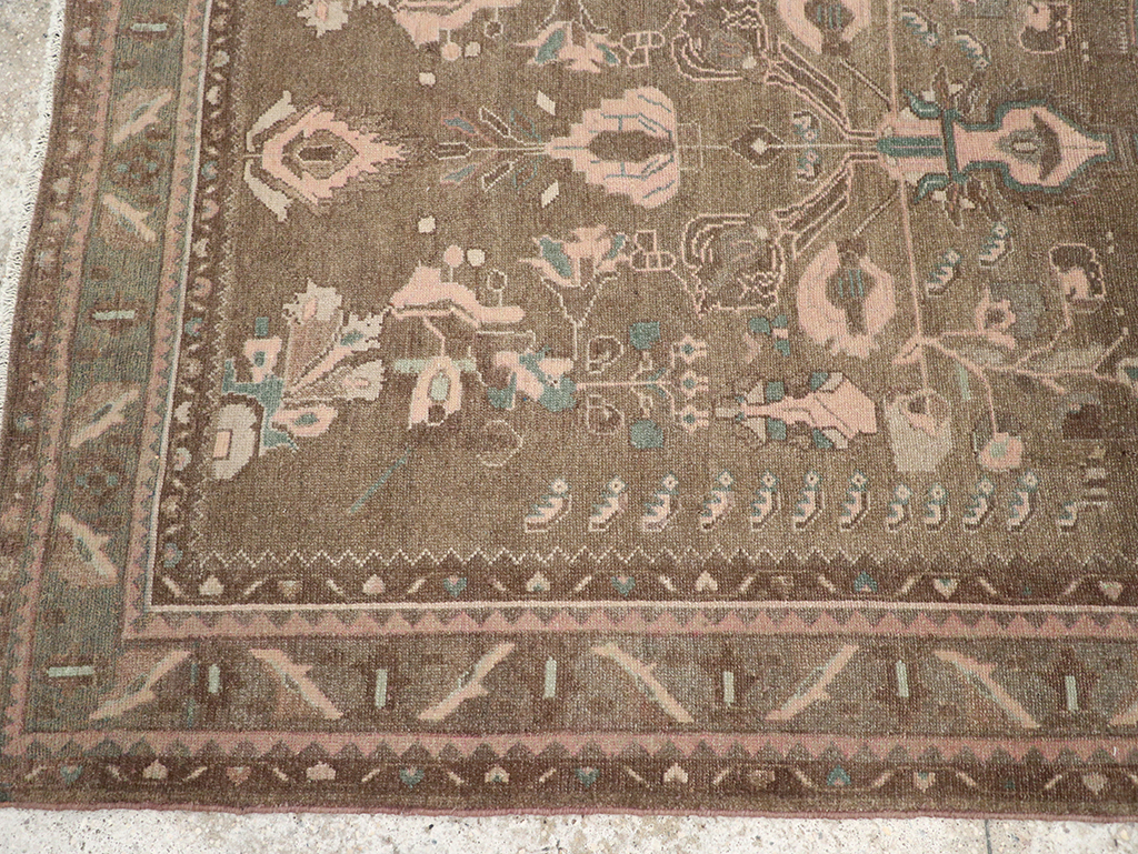 Vintage Persian Malayer Accent Rug, No.32081 - Gss