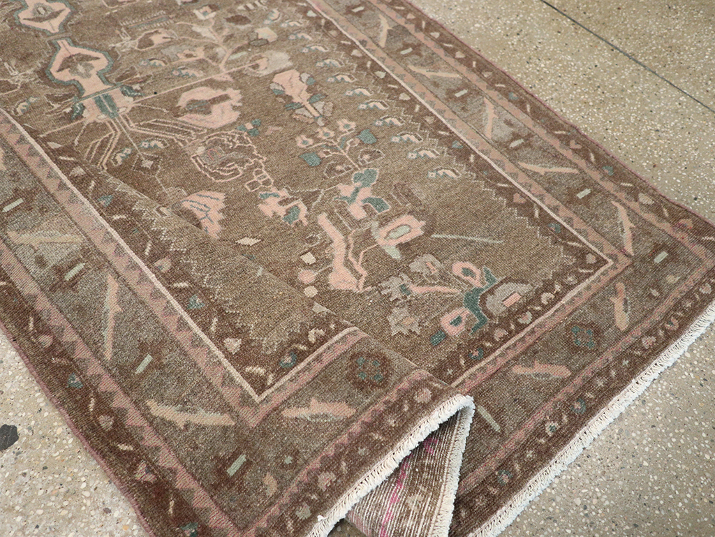 Vintage Persian Malayer Accent Rug, No.32081 - Gss