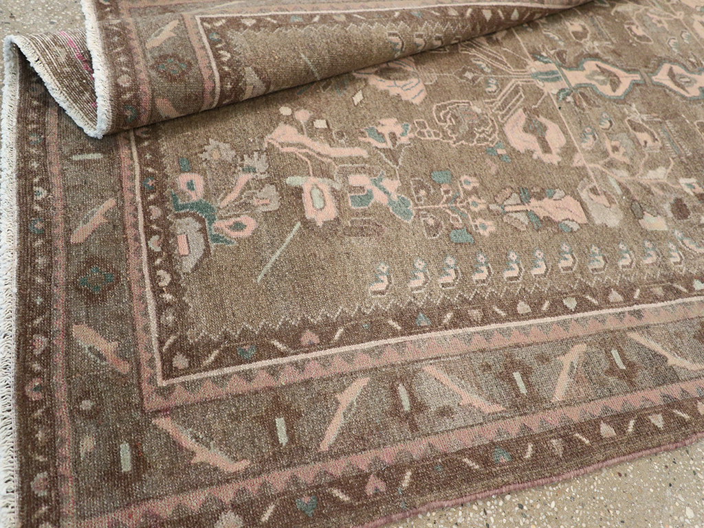 Vintage Persian Malayer Accent Rug, No.32081 - Gss