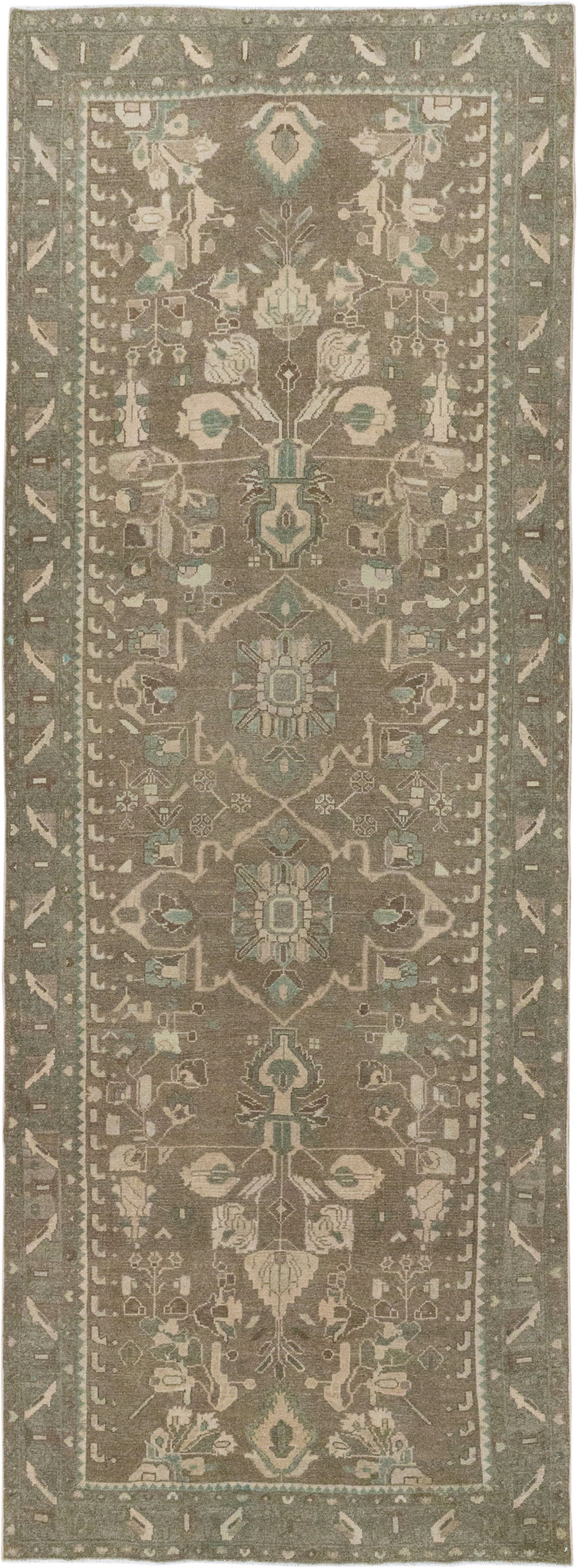 Vintage Persian Malayer Runner, No.32082 - Gss