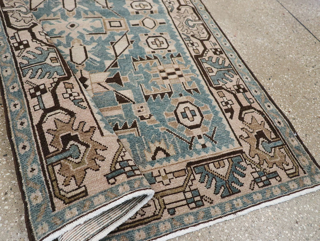 Vintage Persian Malayer Throw Rug, No.32083 - Gss