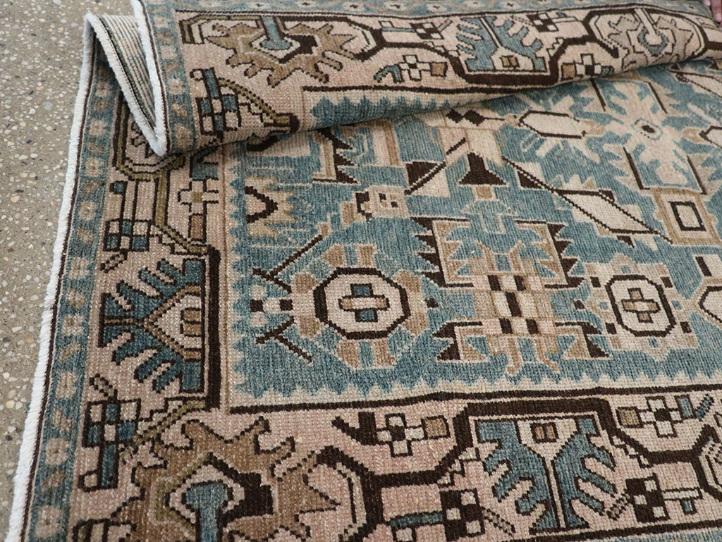 Vintage Persian Malayer Throw Rug, No.32083 - Gss