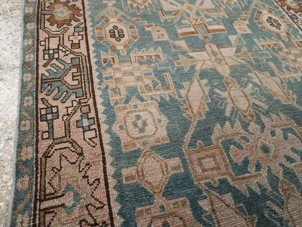 Vintage Persian Malayer Throw Rug, No.32084 - Gss
