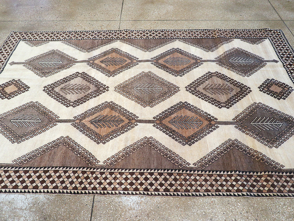 Vintage Persian Gabbeh Accent Rug (Pair: 1 of 2), No.32088 - Gss