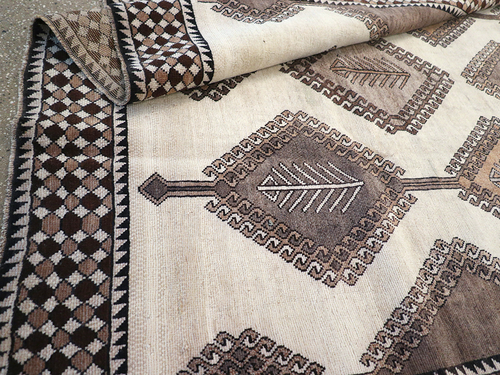 Vintage Persian Gabbeh Accent Rug (Pair: 1 of 2), No.32088 - Gss