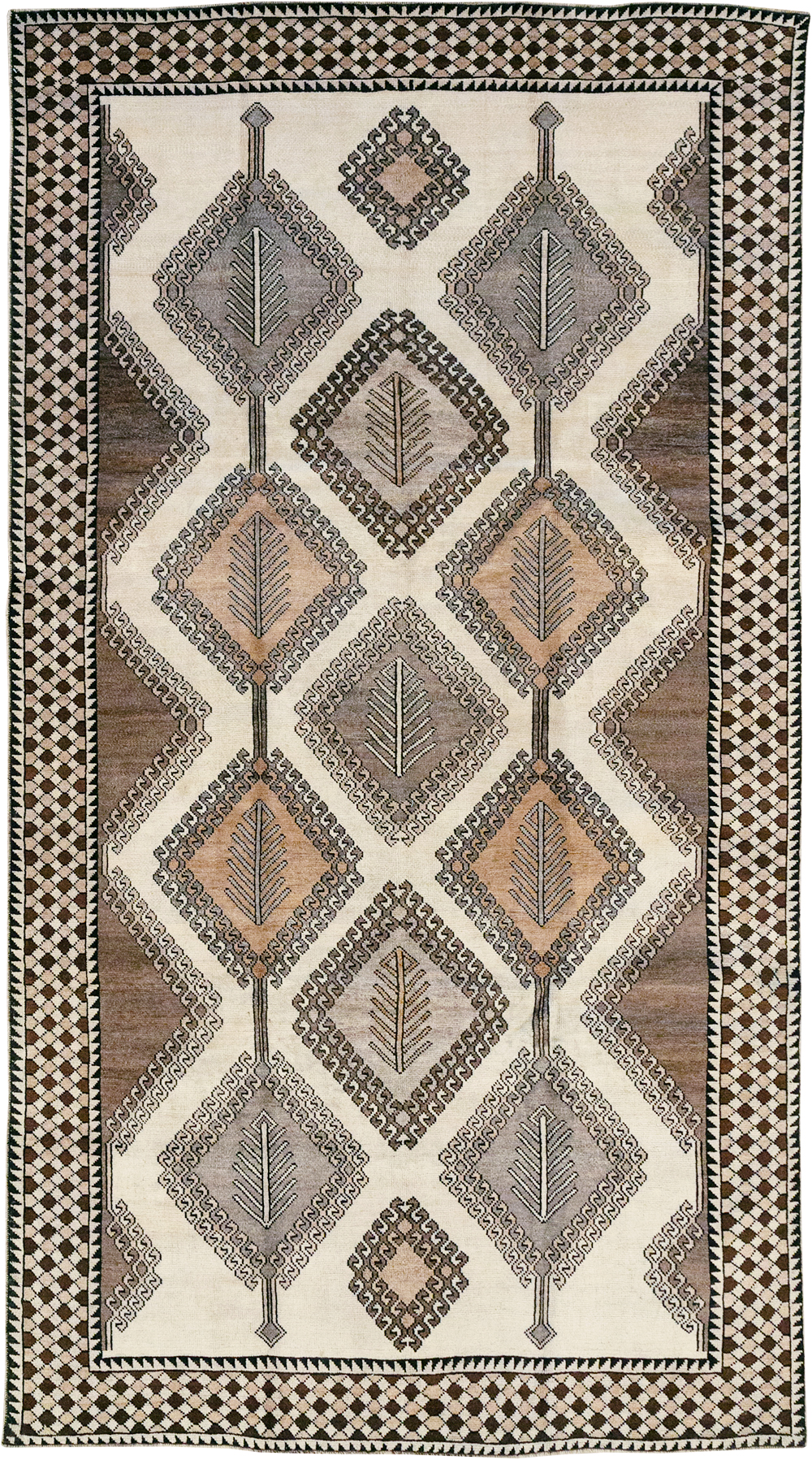 Vintage Persian Gabbeh Accent Rug (Pair: 2 of 2), No.32089 - Gss