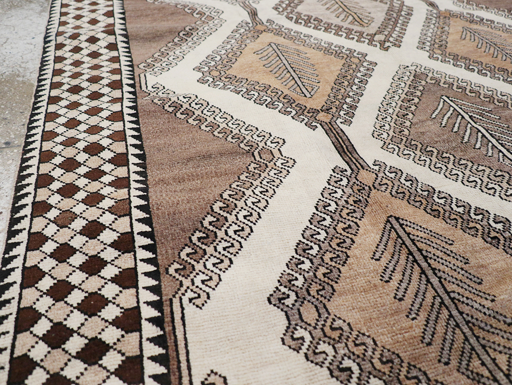 Vintage Persian Gabbeh Accent Rug (Pair: 2 of 2), No.32089 - Gss