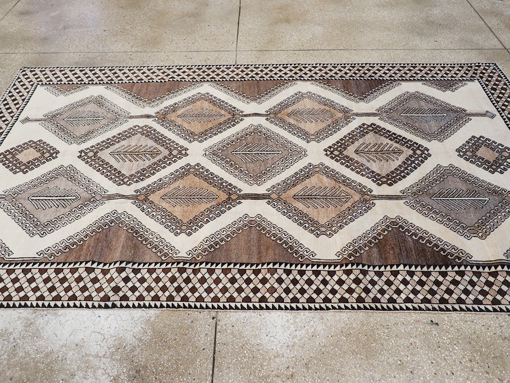 Vintage Persian Gabbeh Accent Rug (Pair: 2 of 2), No.32089 - Gss