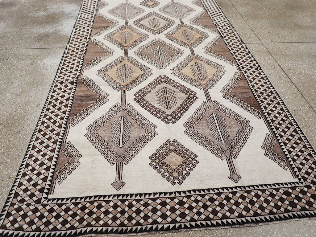 Vintage Persian Gabbeh Accent Rug (Pair: 2 of 2), No.32089 - Gss