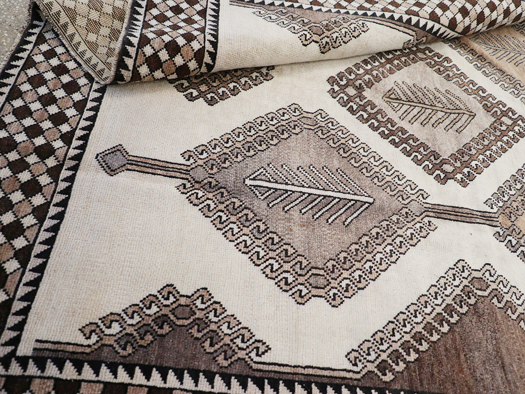 Vintage Persian Gabbeh Accent Rug (Pair: 2 of 2), No.32089 - Gss