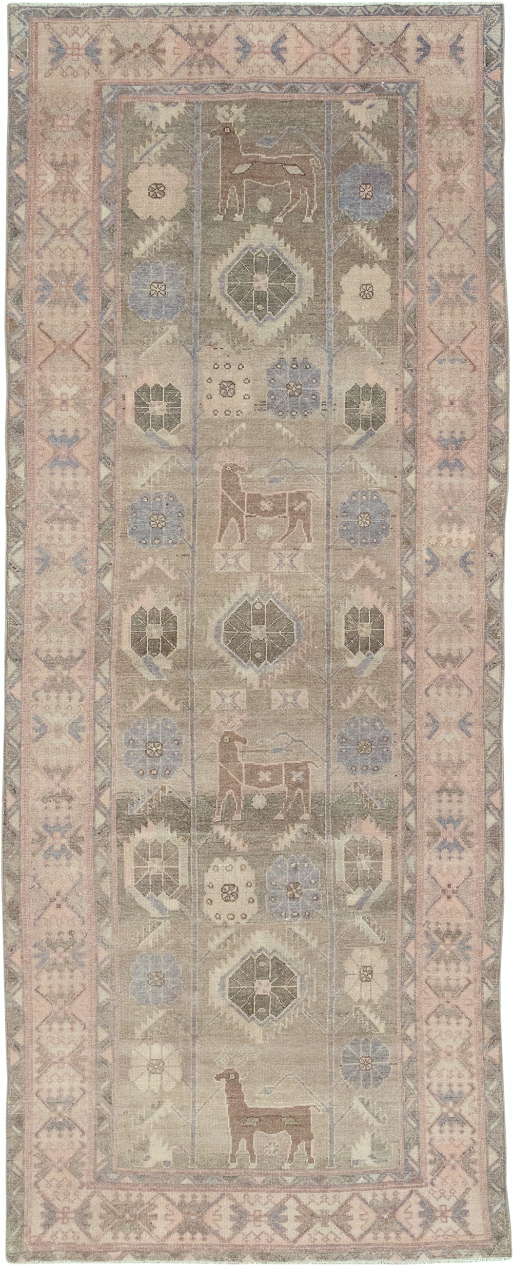 Vintage Persian Malayer Runner, No.32097 - Gss