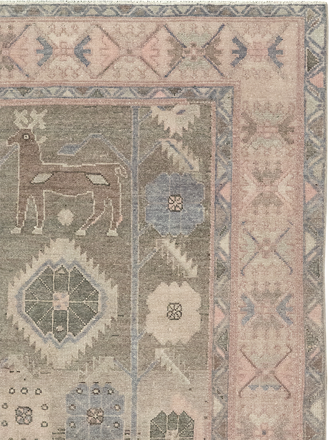 Vintage Persian Malayer Runner, No.32097 - Gss