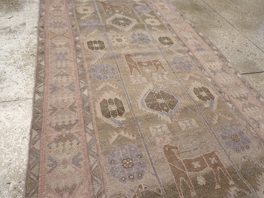 Vintage Persian Malayer Runner, No.32097 - Gss