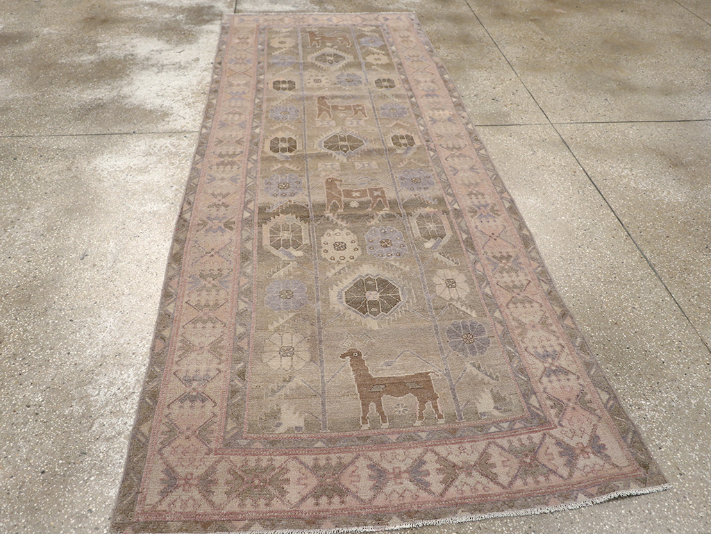 Vintage Persian Malayer Runner, No.32097 - Gss