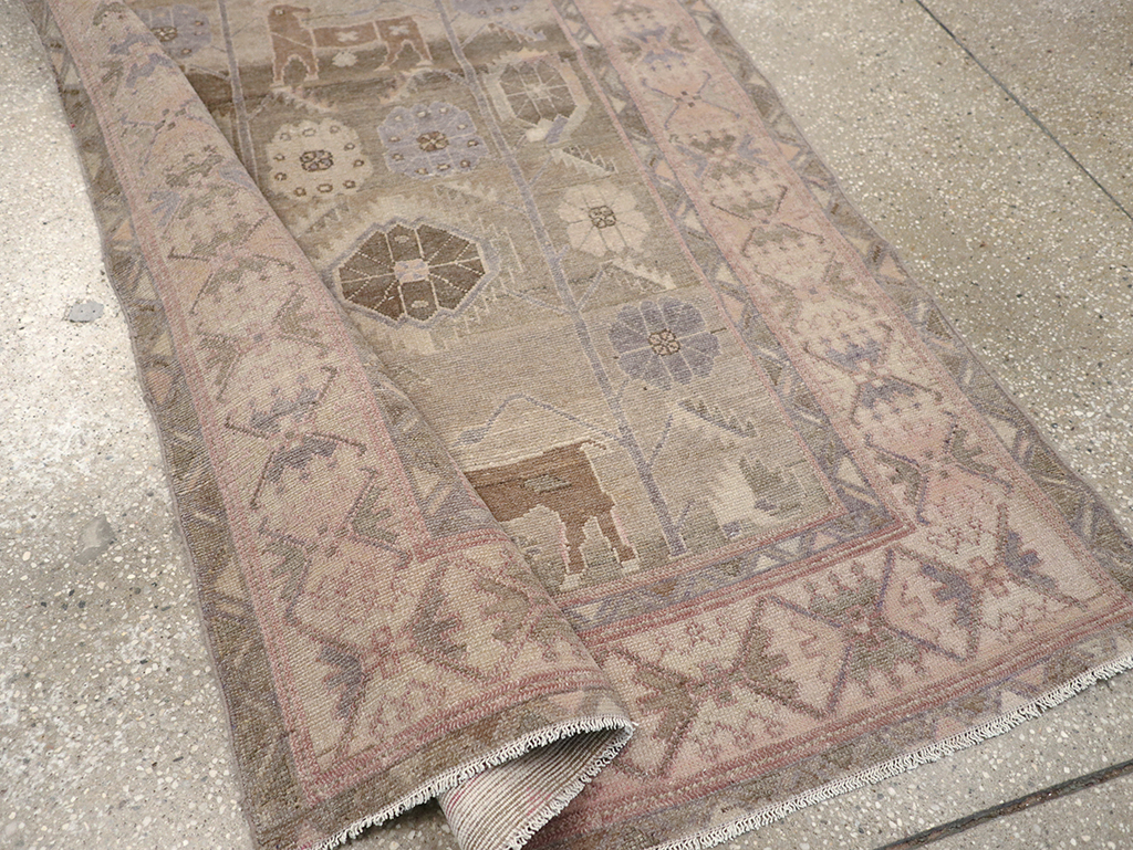 Vintage Persian Malayer Runner, No.32097 - Gss