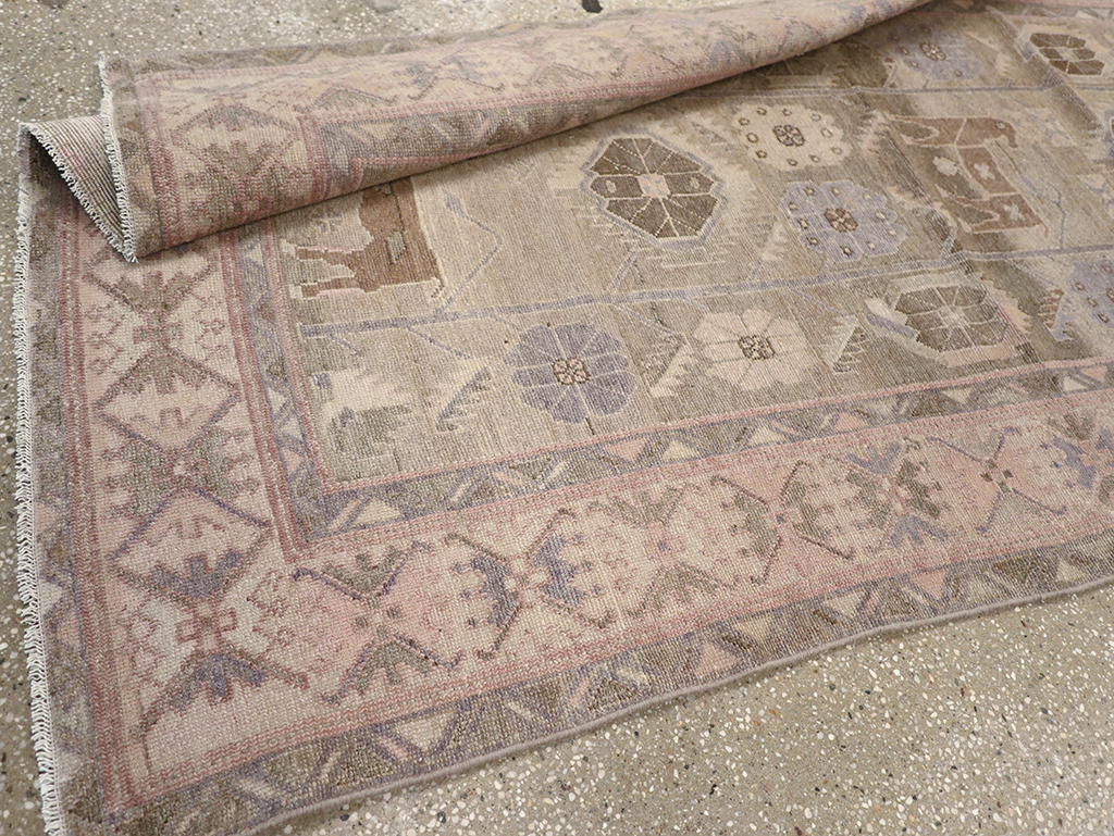 Vintage Persian Malayer Runner, No.32097 - Gss