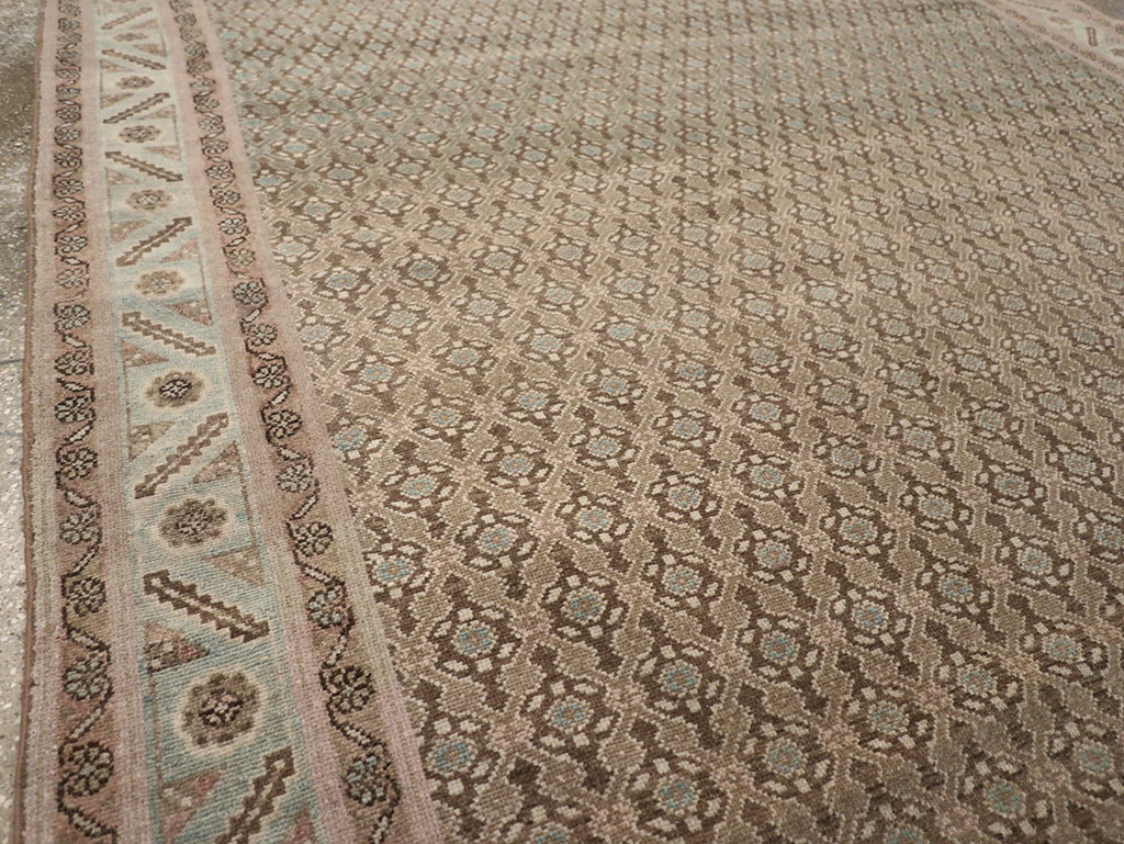 Vintage Persian Malayer Accent Rug, No.32104 - Gss