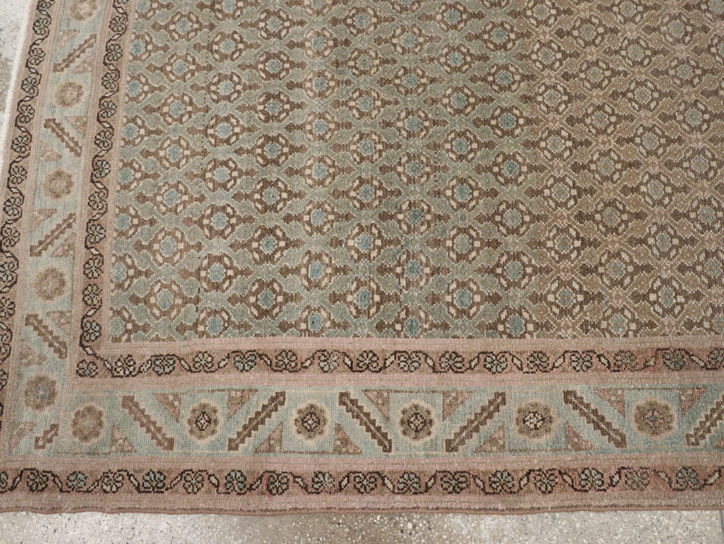 Vintage Persian Malayer Accent Rug, No.32104 - Gss