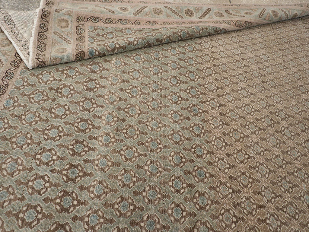 Vintage Persian Malayer Accent Rug, No.32104 - Gss