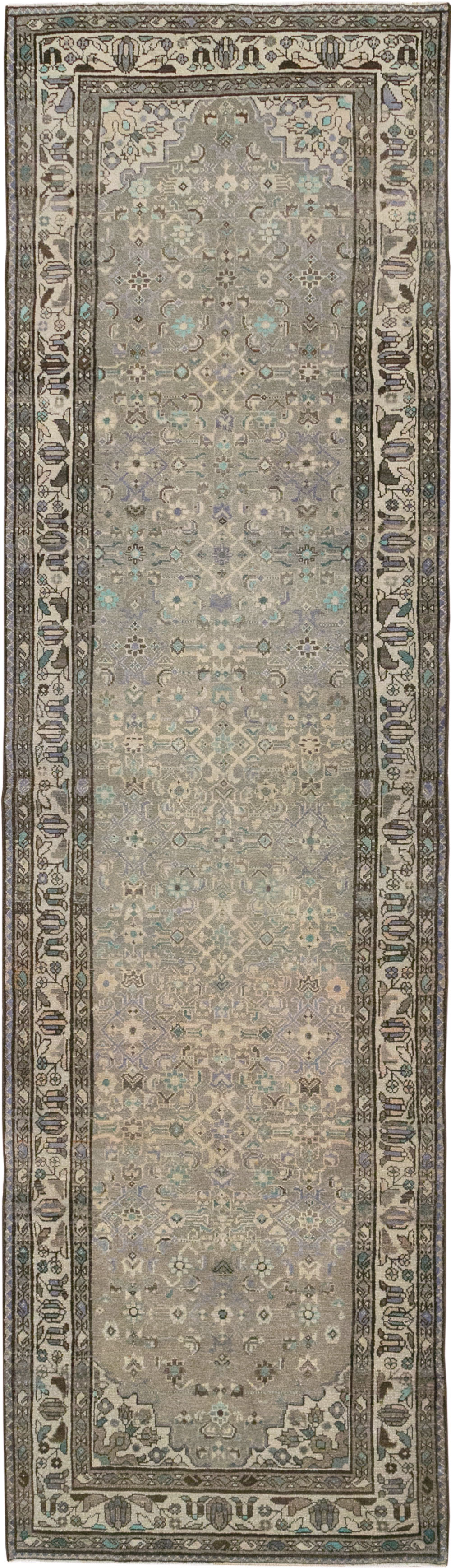 Vintage Persian Malayer Runner, No.32106 - Gss