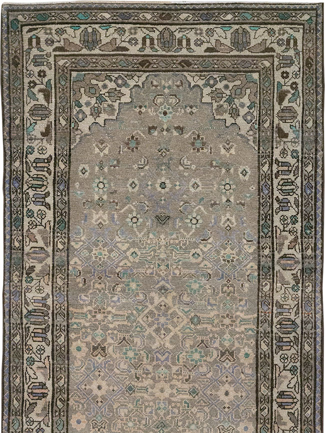 Vintage Persian Malayer Runner, No.32106 - Gss