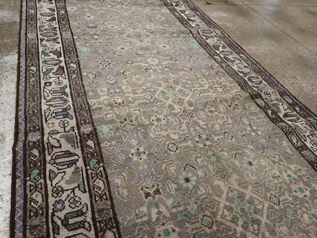 Vintage Persian Malayer Runner, No.32106 - Gss