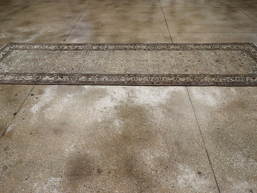 Vintage Persian Malayer Runner, No.32106 - Gss