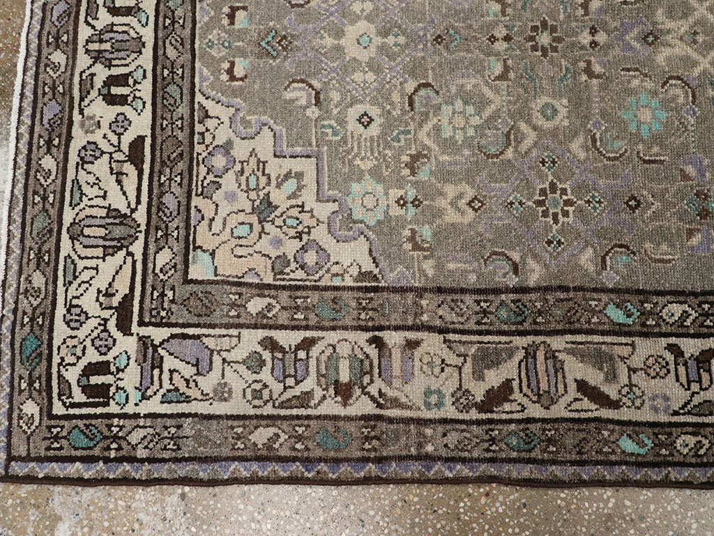 Vintage Persian Malayer Runner, No.32106 - Gss