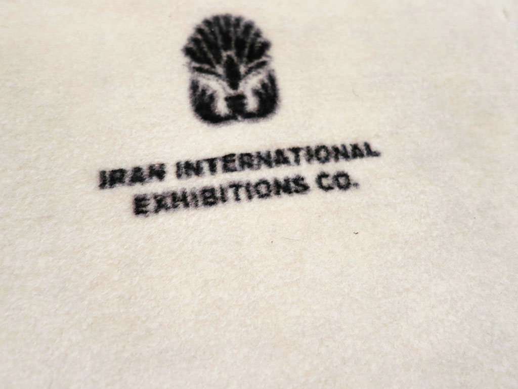 Modern Persian Sarouk Pictorial Throw Rug, No.32112 - Gss