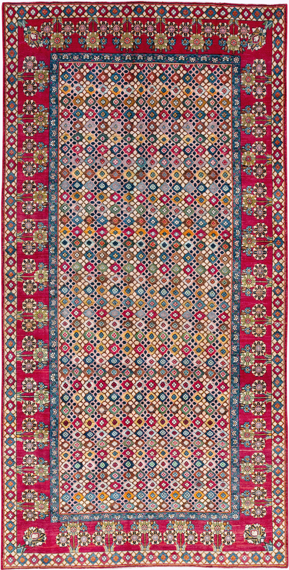 Vintage Persian Mahal Gallery Rug, No.32117 - Gss