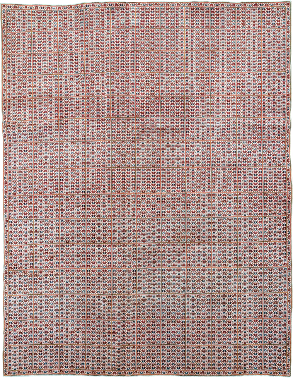 Vintage Persian Kashan Room Size Carpet, No.32118 - Gss