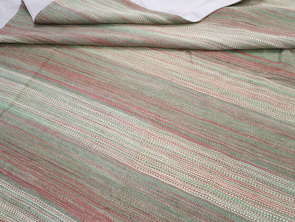 Modern Turkish Flatweave Kilim Room Size Carpet, No.32121 - Gss