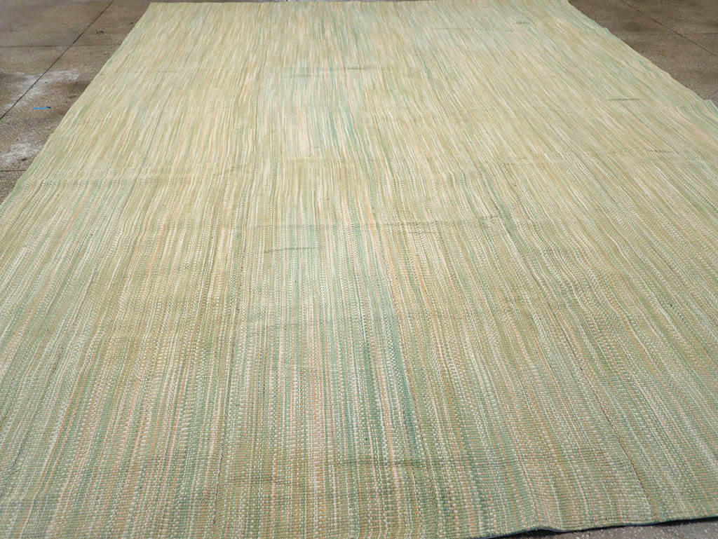 Modern Turkish Flatweave Kilim Room Size Carpet, No.32122 - Gss