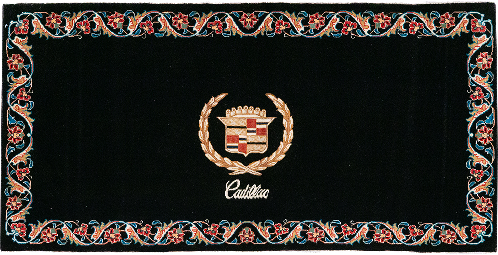 Vintage Persian Tabriz Pictorial Throw Rug, No.32125 - Gss