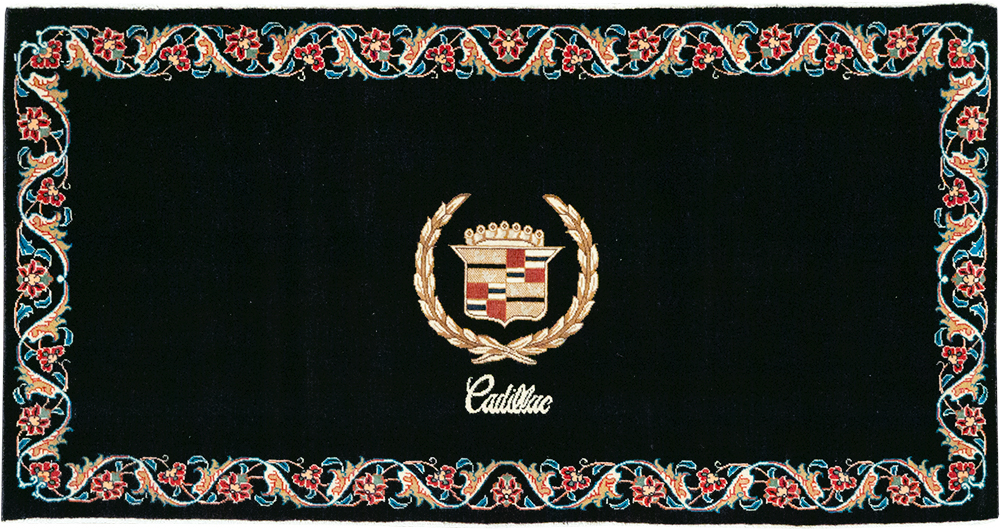 Vintage Persian Tabriz Pictorial Throw Rug, No.32126 - Gss