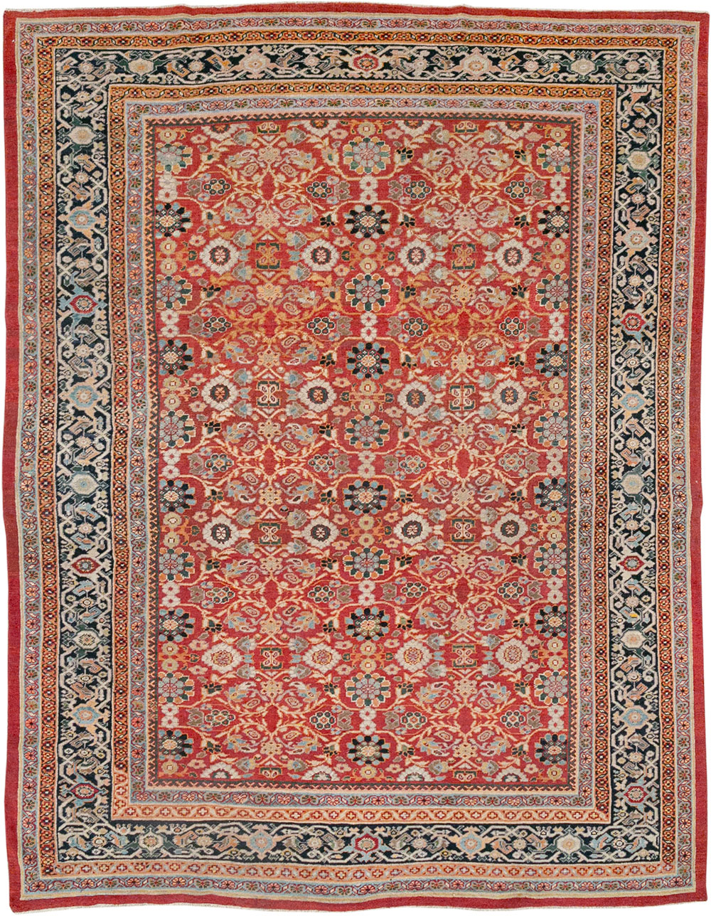Antique Persian Mahal Carpet, No.32128 - Gss