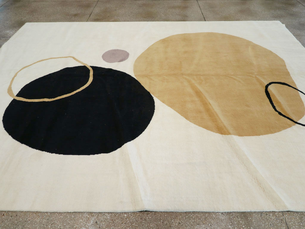 Contemporary Turkish Room Size Carpet, No.32137 - Gss