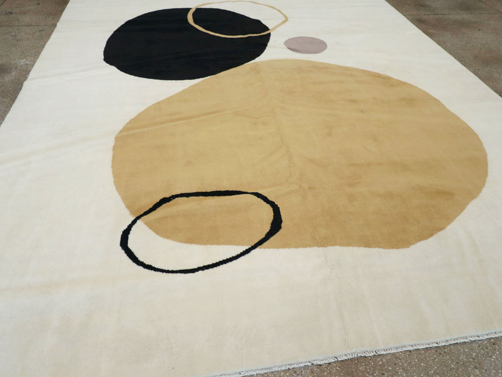 Contemporary Turkish Room Size Carpet, No.32137 - Gss