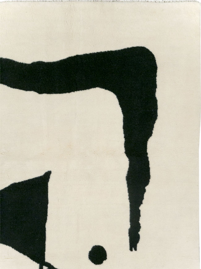 Modern Turkish Art Deco Carpet in the style of Alexander Calder, No.32138 - Gss