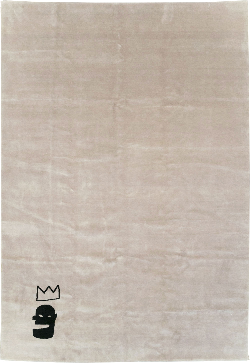 Modern Turkish Room Size Carpet in the style of Jean-Michel Basquiat, No.32139 - Gss