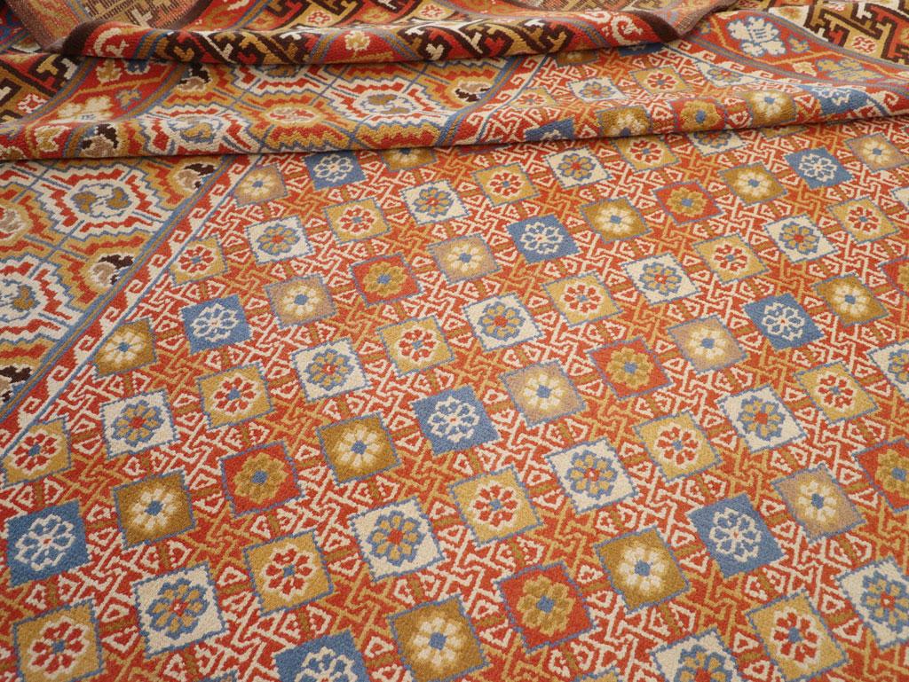Vintage Spanish Cuenca Oversize Carpet, No.32140 - Gss