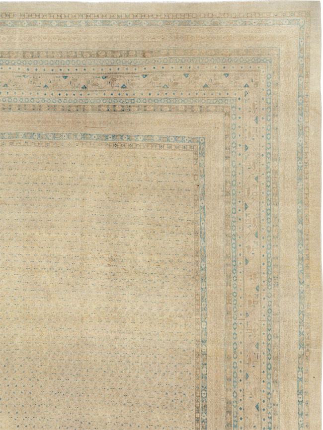 Antique Persian Mir Oversize Carpet, No.32144 - Gss