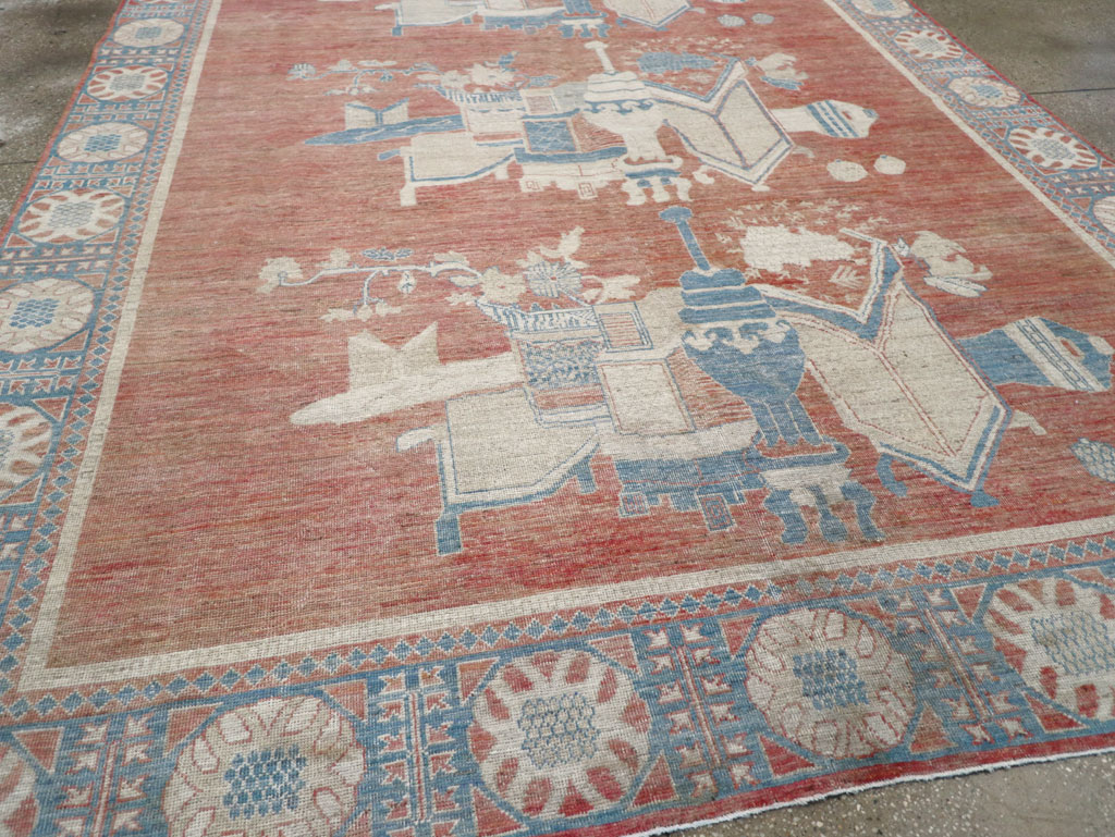 Modern East Turkestan Khotan Room Size Carpet, No.32149 - Gss