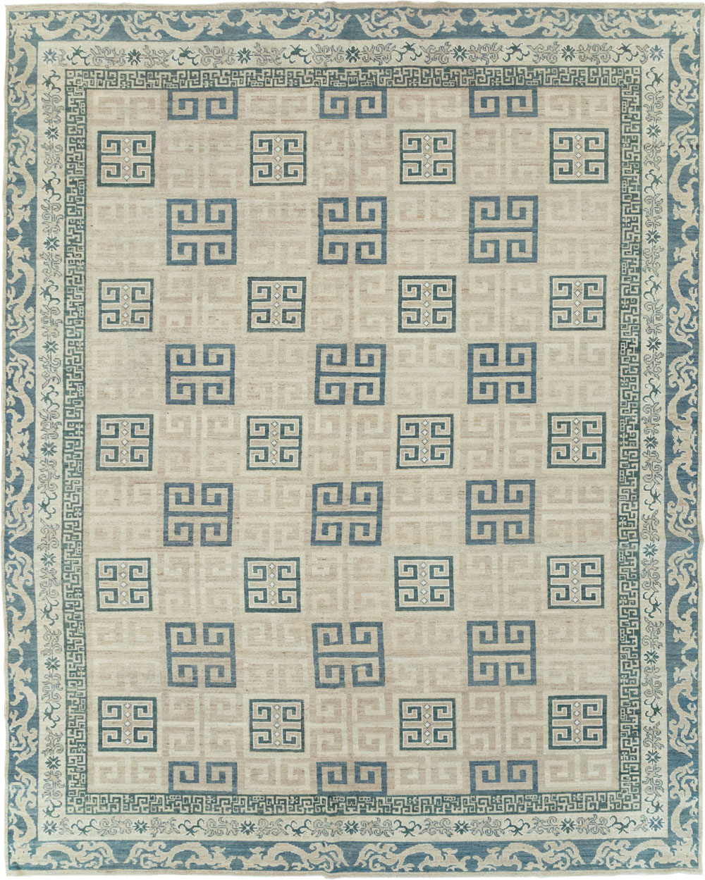 Modern East Turkestan Khotan Room Size Carpet, No.32150 - Gss
