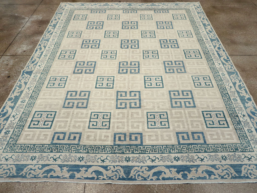 Modern East Turkestan Khotan Room Size Carpet, No.32150 - Gss