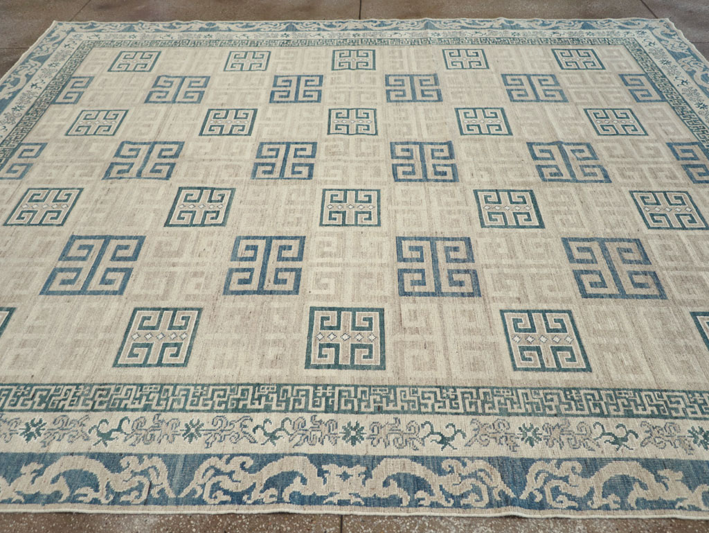 Modern East Turkestan Khotan Room Size Carpet, No.32150 - Gss
