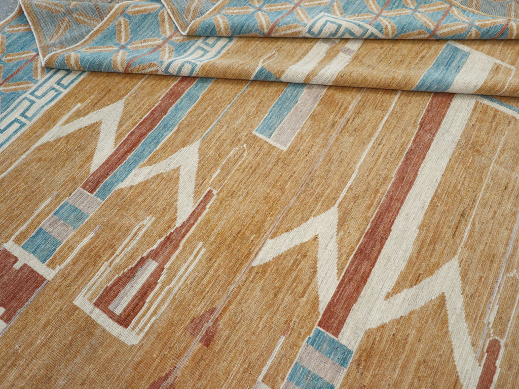 Modern East Turkestan Pictorial Khotan Room Size Carpet, No.32151 - Gss