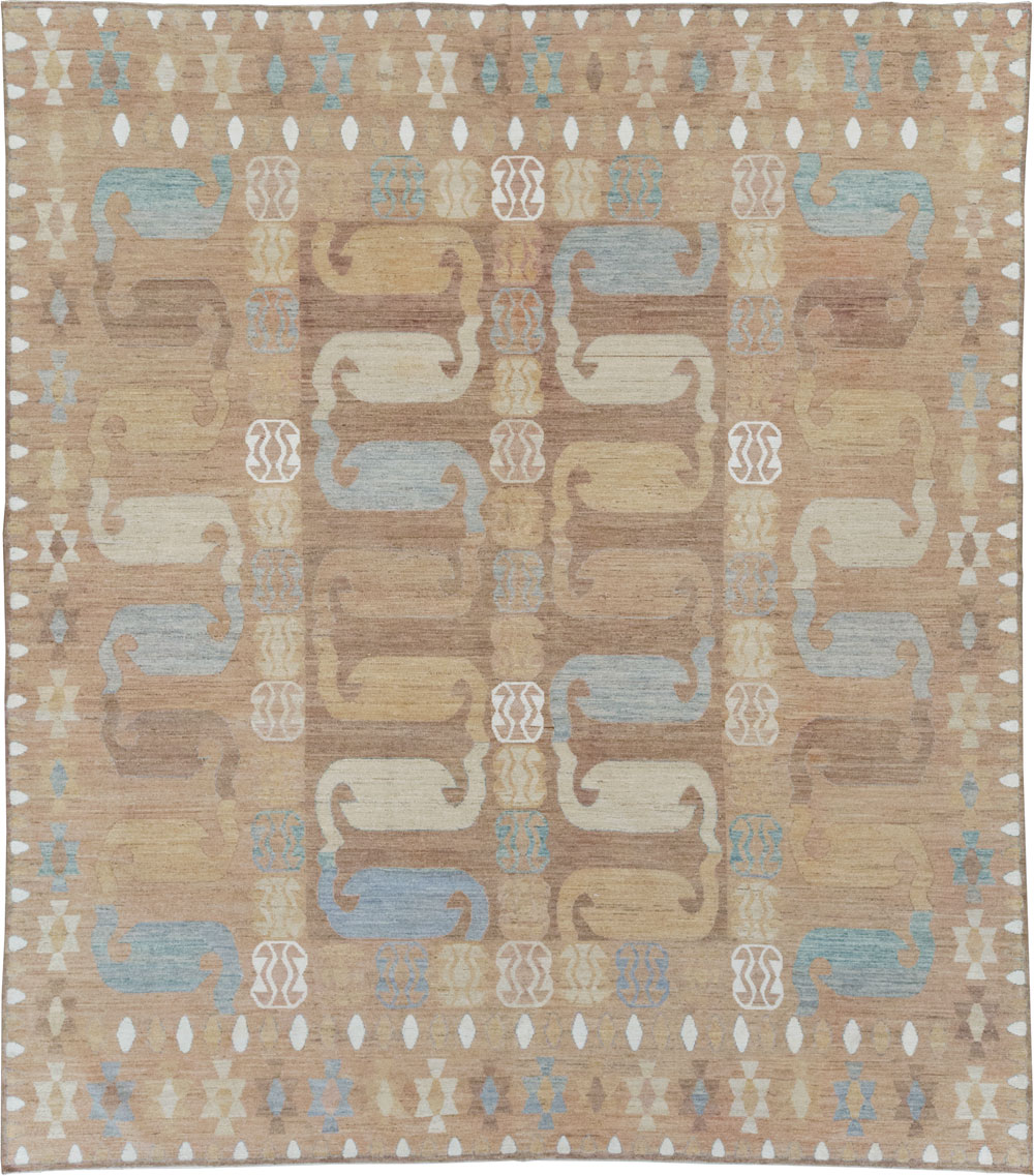 Modern East Turkestan Khotan Room Size Carpet, No.32157 - Gss