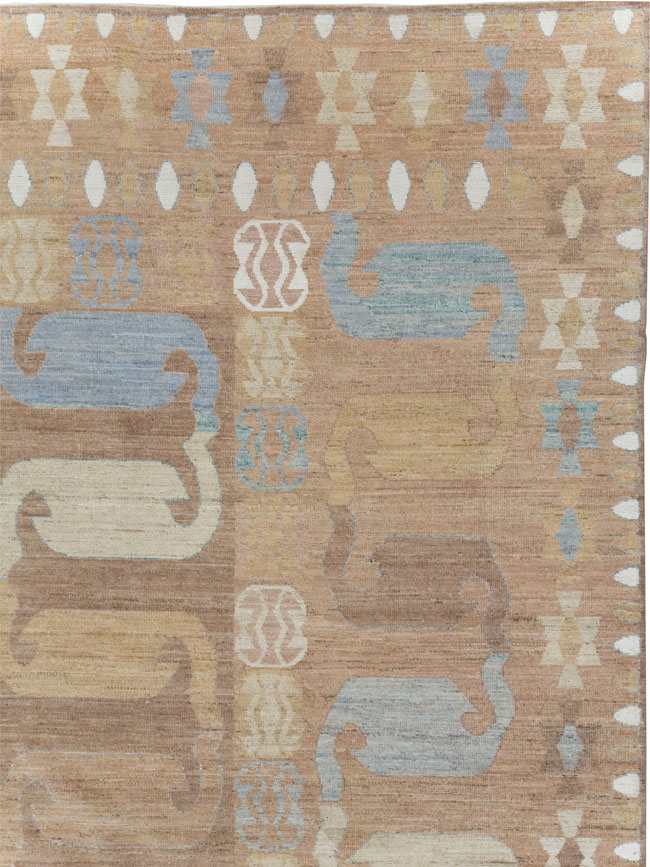 Modern East Turkestan Khotan Room Size Carpet, No.32157 - Gss